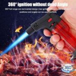 ولاعة تحمير وجه الطعام والحلويات قابل للملئ بقفل أمان