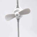 ⁦اباجورة مكتب تاتش 3 في 1 مزودة بمروحة ومقلمة تعمل بالشحن بيو اس بي⁩ - الصورة ⁦5⁩