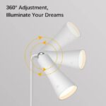 ⁦اباجورة مكتب تاتش 4 في 1 برأس مغناطيسية مع اضاءة بيضاء قابل للشحن⁩ - الصورة ⁦7⁩