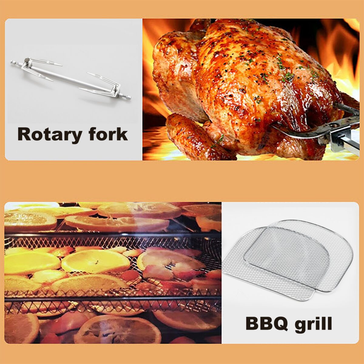 ⁦SF-1016 قلاية هوائية سونيفر 12 لتر مع شاشة ديجيتال - 1800 وات⁩ - الصورة ⁦5⁩