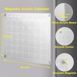 ⁦تقويم اكليريك للثلاجة لتدوين الملاحظات 30 *40 سم⁩ - الصورة ⁦2⁩