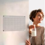 ⁦تقويم اكليريك للثلاجة لتدوين الملاحظات 30 *40 سم⁩ - الصورة ⁦3⁩