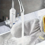 جوانتي مطبخ سلك لغسيل وتنظيف الاطباق والاكواب قابل لاعادة الاستخدام - الصورة 3