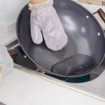 جوانتي مطبخ سلك لغسيل وتنظيف الاطباق والاكواب قابل لاعادة الاستخدام - الصورة 9