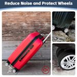 ⁦حامي عجلات شنط السفر سيليكون 8 قطع⁩ - الصورة ⁦7⁩