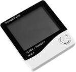 ⁦ساعة رقمية ومنبه و مقياس لدرجة الحراره و الرطوبة⁩ - الصورة ⁦3⁩