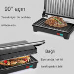 ⁦SF-6098 شواية جريل كهربائية سونيفر لشوي اللحوم والفراخ والأسماك - 750 واط⁩ - الصورة ⁦4⁩