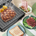 ⁦SF-6098 شواية جريل كهربائية سونيفر لشوي اللحوم والفراخ والأسماك - 750 واط⁩ - الصورة ⁦6⁩