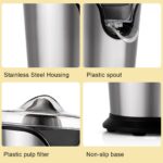 SF-5526 عصارة برتقال كهربائية ستاليس ستيل 100 واط من سونيفر - الصورة 5