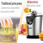 SF-5526 عصارة برتقال كهربائية ستاليس ستيل 100 واط من سونيفر - الصورة 3