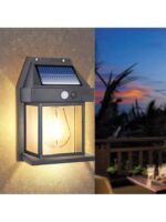 كشاف سينسور ميني يعمل بالطاقة الشمسية ب 3 مستويات للاضاءة