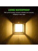 ⁦كشاف سينسور ميني يعمل بالطاقة الشمسية ب 3 مستويات للاضاءة⁩ - الصورة ⁦8⁩