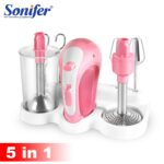SF-7030 مضرب كهربائي 5 في 1 من سونيفر بخمس سرعات مختلفة 200 واط
