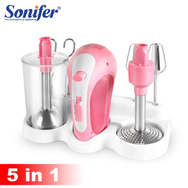 SF-7030 مضرب كهربائي 5 في 1 من سونيفر بخمس سرعات مختلفة 200 واط