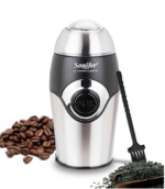 ⁦SF-3507  مطحنة حبوب القهوة الكهربائية ستاليس ستيل من سونيفر قوة 200 واط⁩ - الصورة ⁦2⁩