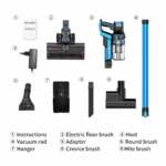 ⁦SF-2225 مكنسة كهربائية لاسلكية 2*1 من سونيفر - بقوة 100 واط⁩ - الصورة ⁦9⁩