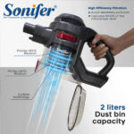 ⁦SF-2225 مكنسة كهربائية لاسلكية 2*1 من سونيفر - بقوة 100 واط⁩ - الصورة ⁦5⁩