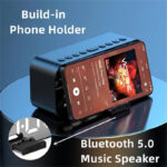 ⁦منبة وراديو بشاشة ليد ديجيتال مع خاصية عرض درجة الحرارة بوصلة يو اس بي⁩ - الصورة ⁦2⁩