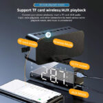 ⁦منبة وراديو بشاشة ليد ديجيتال مع خاصية عرض درجة الحرارة بوصلة يو اس بي⁩ - الصورة ⁦7⁩