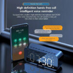 ⁦منبة وراديو بشاشة ليد ديجيتال مع خاصية عرض درجة الحرارة بوصلة يو اس بي⁩ - الصورة ⁦8⁩