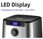 ⁦SF-1013 قلاية هوائية سونيفر 5 لتر مع شاشة تاتش ديجيتال - 1450 وات⁩ - الصورة ⁦4⁩