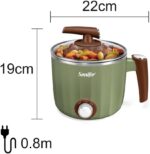 ⁦SF-1503 حلة طهي كهربائية 1.2 لتر ستاليس من سونيفر⁩ - الصورة ⁦8⁩