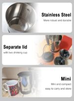 ⁦SF-2011 كاتيل مياه كهربائي ستانلس ستيل 0.5 لتر من سونيفر⁩ - الصورة ⁦3⁩