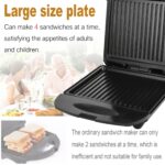 ⁦SF-6054 ماكينة وافل كهربائية 7*1 من سونيفر700- 800 واط⁩ - الصورة ⁦3⁩