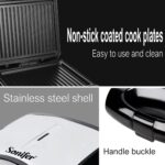 ⁦SF-6054 ماكينة وافل كهربائية 7*1 من سونيفر700- 800 واط⁩ - الصورة ⁦4⁩