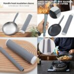 ⁦حامي مقبض الطاسة سيليكون مطاطي عازل للحرارة⁩ - الصورة ⁦4⁩