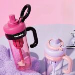 ⁦زجاجة ديتوكس 830 ملي بشاليموه لشرب المياة والعصائر الفريش⁩ - الصورة ⁦9⁩