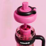 ⁦زجاجة ديتوكس 830 ملي بشاليموه لشرب المياة والعصائر الفريش⁩ - الصورة ⁦6⁩