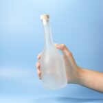 ⁦زجاجة للخل والزيت بغطاء خشبي محكم الغلق سعة 400 مللي⁩ - الصورة ⁦3⁩