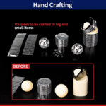 ⁦شريط زجاجي ذاتي اللصق بطول 1 متر*4سم لتزيين الحوائط والمرايات باللون الفضي.⁩ - الصورة ⁦5⁩