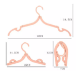 ⁦شماعة ملابس بلاستيكية قابلة للطي محمولة لوقت السفر والرحلات⁩ - الصورة ⁦7⁩