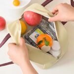 ⁦شنطة حرارية بيد مبطنة فويل لحفظ حرارة الطعام والمشروبات⁩ - الصورة ⁦9⁩