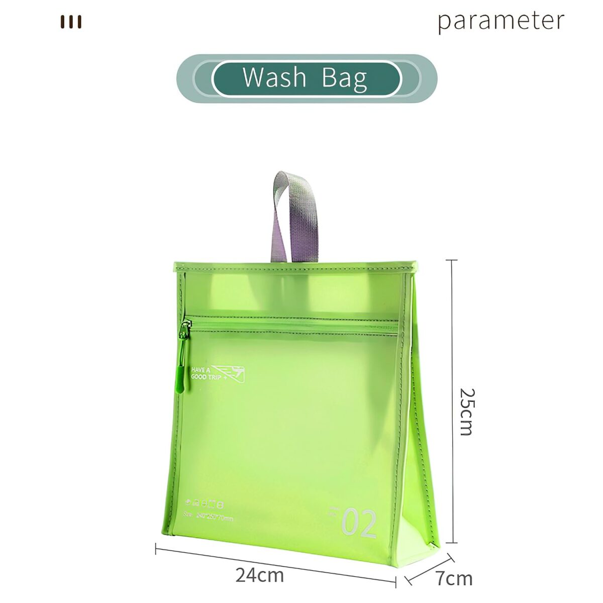 ⁦شنطة ووتر بروف محمولة لادوات المكياج ومستلزمات البحر⁩ - الصورة ⁦6⁩