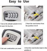 ⁦خزنة مفاتيح برقم سري تعلق علي الحائط⁩ - الصورة ⁦9⁩