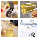 ⁦طقم زياته زجاج قطعتين مع 3 قطع برطمانات توابل للمطبخ⁩ - الصورة ⁦2⁩