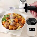 ⁦طقم زياته زجاج قطعتين مع 3 قطع برطمانات توابل للمطبخ⁩ - الصورة ⁦7⁩