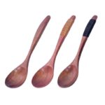 ⁦طقم معالق تقديم خشبية كبيرة 6 قطع⁩ - الصورة ⁦4⁩