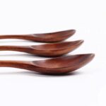 ⁦طقم معالق تقديم خشبية كبيرة 6 قطع⁩ - الصورة ⁦8⁩