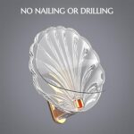 ⁦طقم هوك شماعة جولد 3 قطع بلزق دبل فيس لتعليق الملابس و أدوات المطبخ والحمام⁩ - الصورة ⁦7⁩