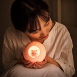 فواحة مضيئة علي شكل قطة بخزان 220 ملي لتعطير المنزل - الصورة 2