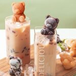 ⁦قالب ثلج ثري دي شكل دبدوب من السيليكون 4 خانات⁩ - الصورة ⁦2⁩