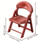 ⁦كرسي أطفال بمسند ظهر قابل للطي لحمله وقت السفر والخروج⁩ - الصورة ⁦3⁩