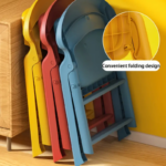 ⁦كرسي أطفال بمسند ظهر قابل للطي لحمله وقت السفر والخروج⁩ - الصورة ⁦7⁩