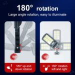 ⁦كشاف حائط طاقة شمسية⁩ - الصورة ⁦4⁩