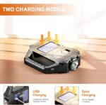 ⁦كشاف طوارئ محمول 6 درجات اضاءة مختلفة يعمل بالطاقة الشمسية⁩ - الصورة ⁦4⁩