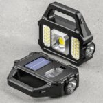 ⁦كشاف طوارئ محمول 6 درجات اضاءة مختلفة يعمل بالطاقة الشمسية⁩ - الصورة ⁦11⁩